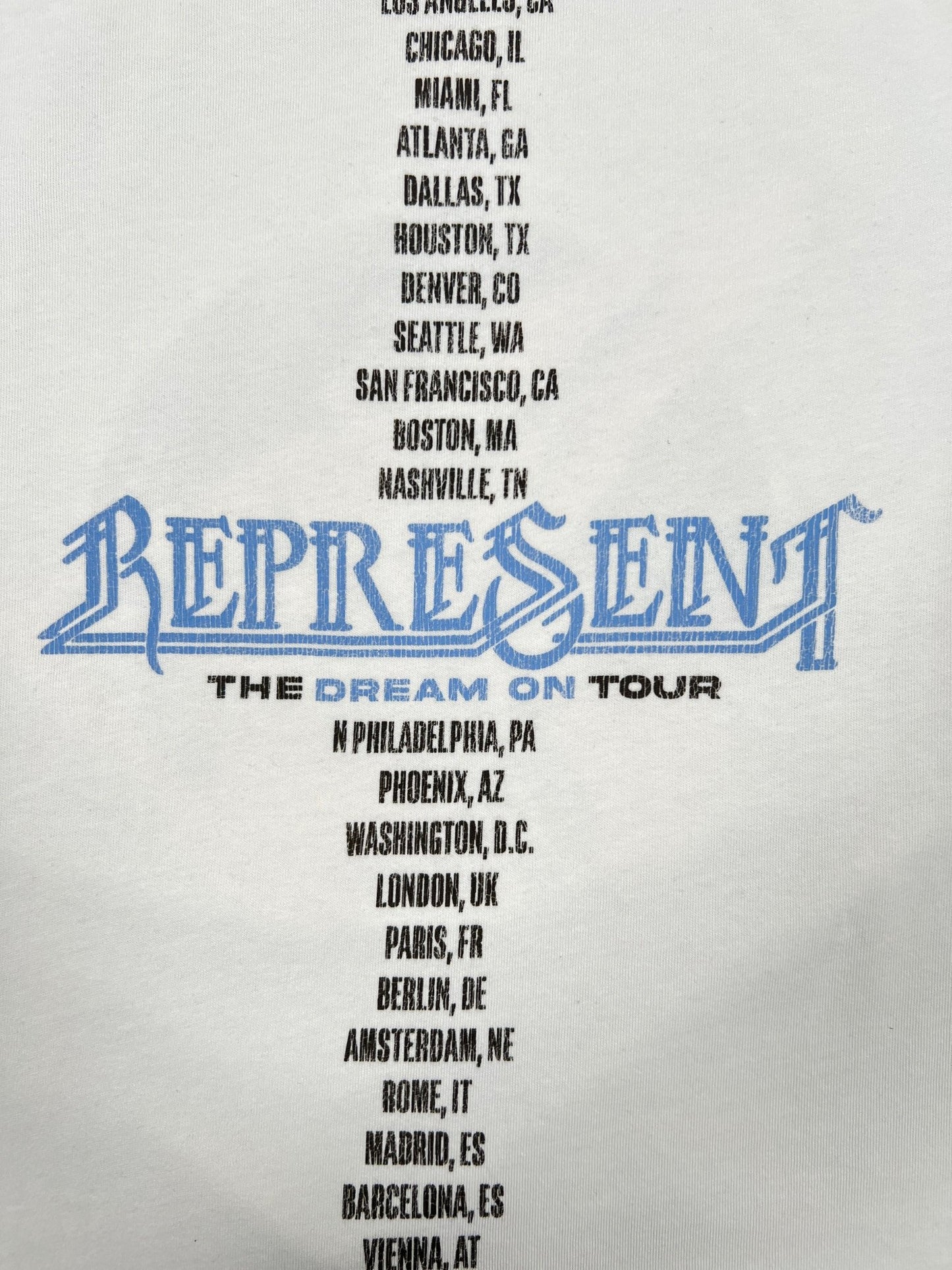 Represent MLM100823 Golden Tour T-shirt White