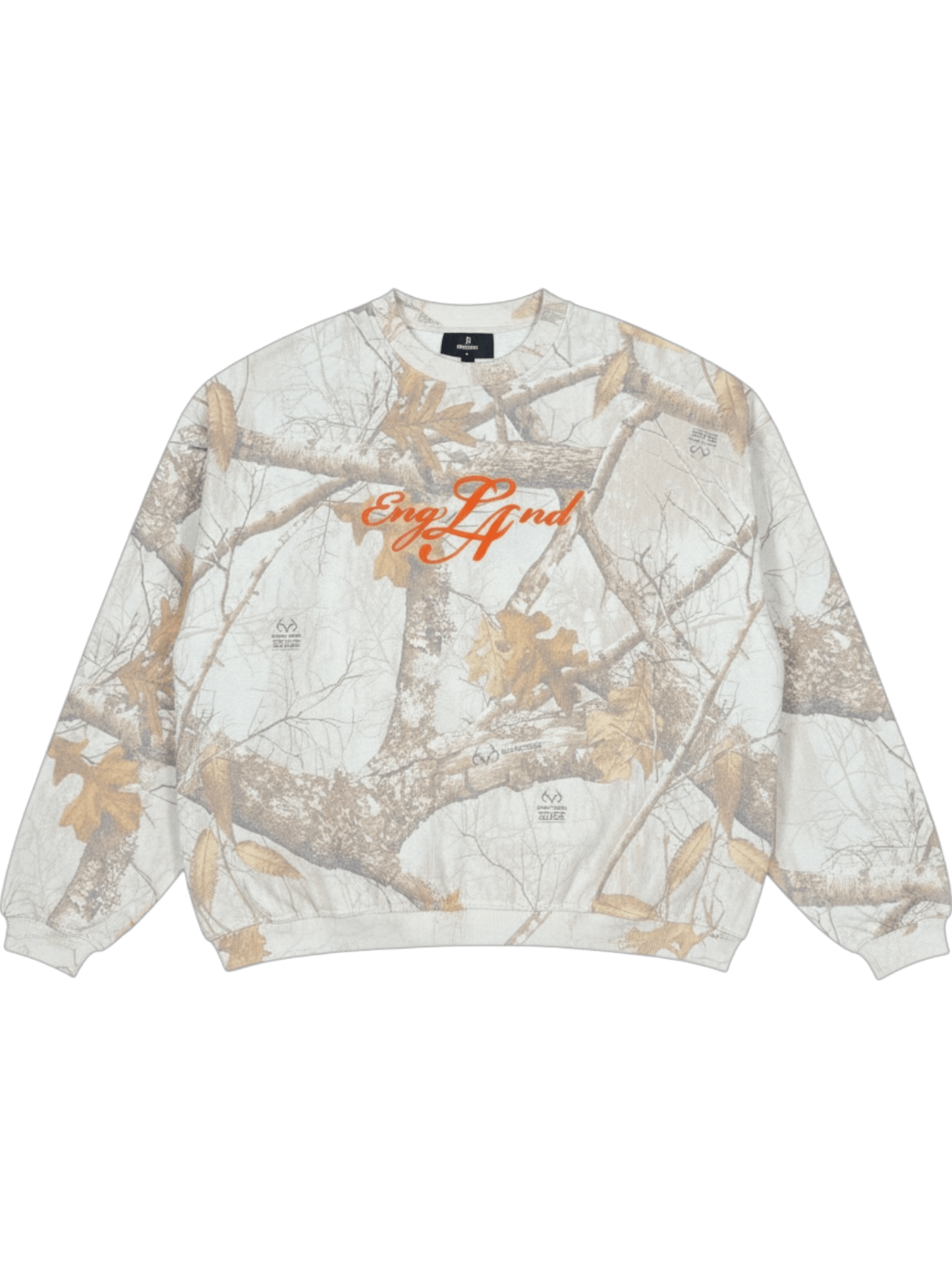 Represent MLM100872-27 England Sweater Washed White Camo