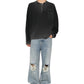 Probus Represent MLM100907-06 Henley Sweat Vtg Black Represent MLM100907-06 Henley Sweat Vtg Black BLACK