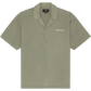 Represent MLM21464 Script Camp Collar Shirt Mid Khaki