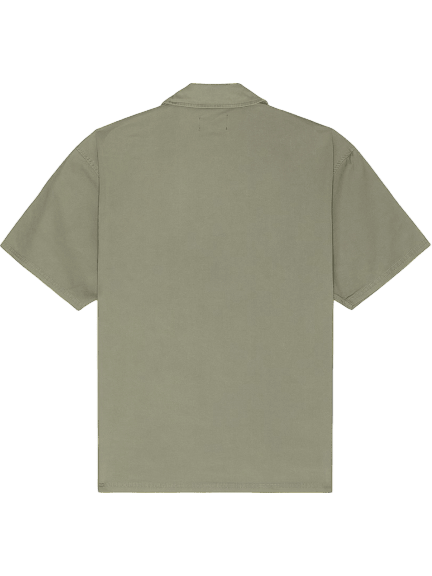 Represent MLM21464 Script Camp Collar Shirt Mid Khaki