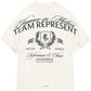 Represent MLM41069 Crest T-shirt Flat White