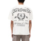 Represent MLM41069 Crest T-shirt Flat White