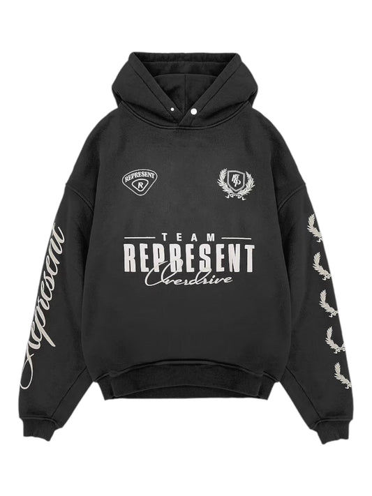 Represent MLM41144 World Championship Hoodie in Black