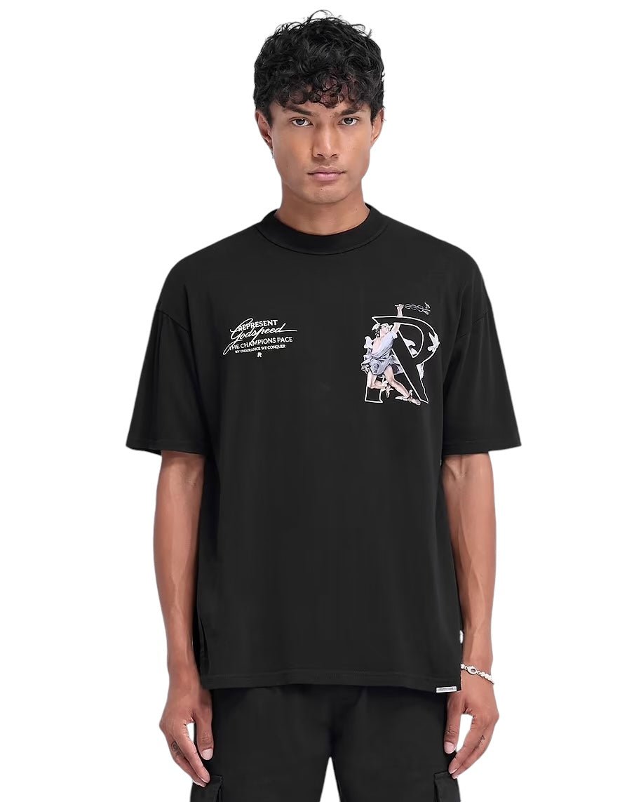 Represent MLM4228 Hermes T-Shirt Jet Blk