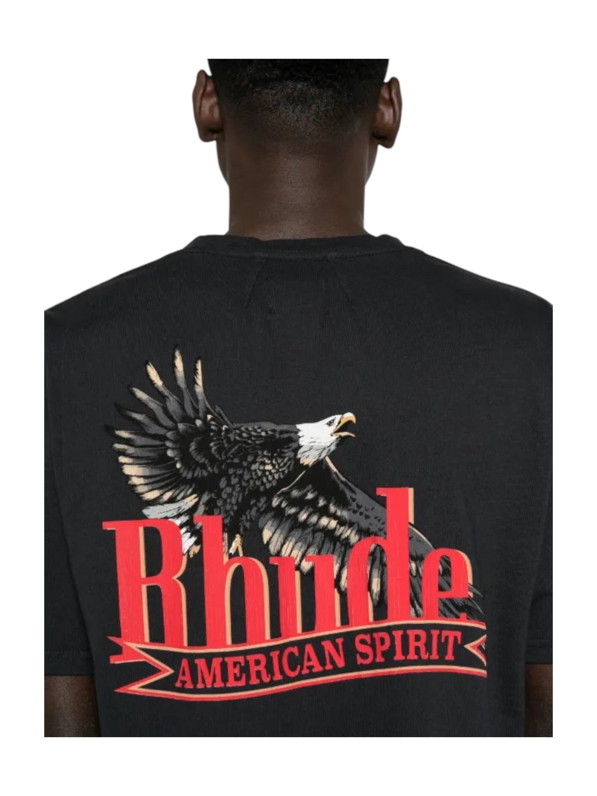 Probus Rhude American Spirit Pocket Tee Vtg Black/Red Rhude American Spirit Pocket Tee Vtg Black/Red BLACK