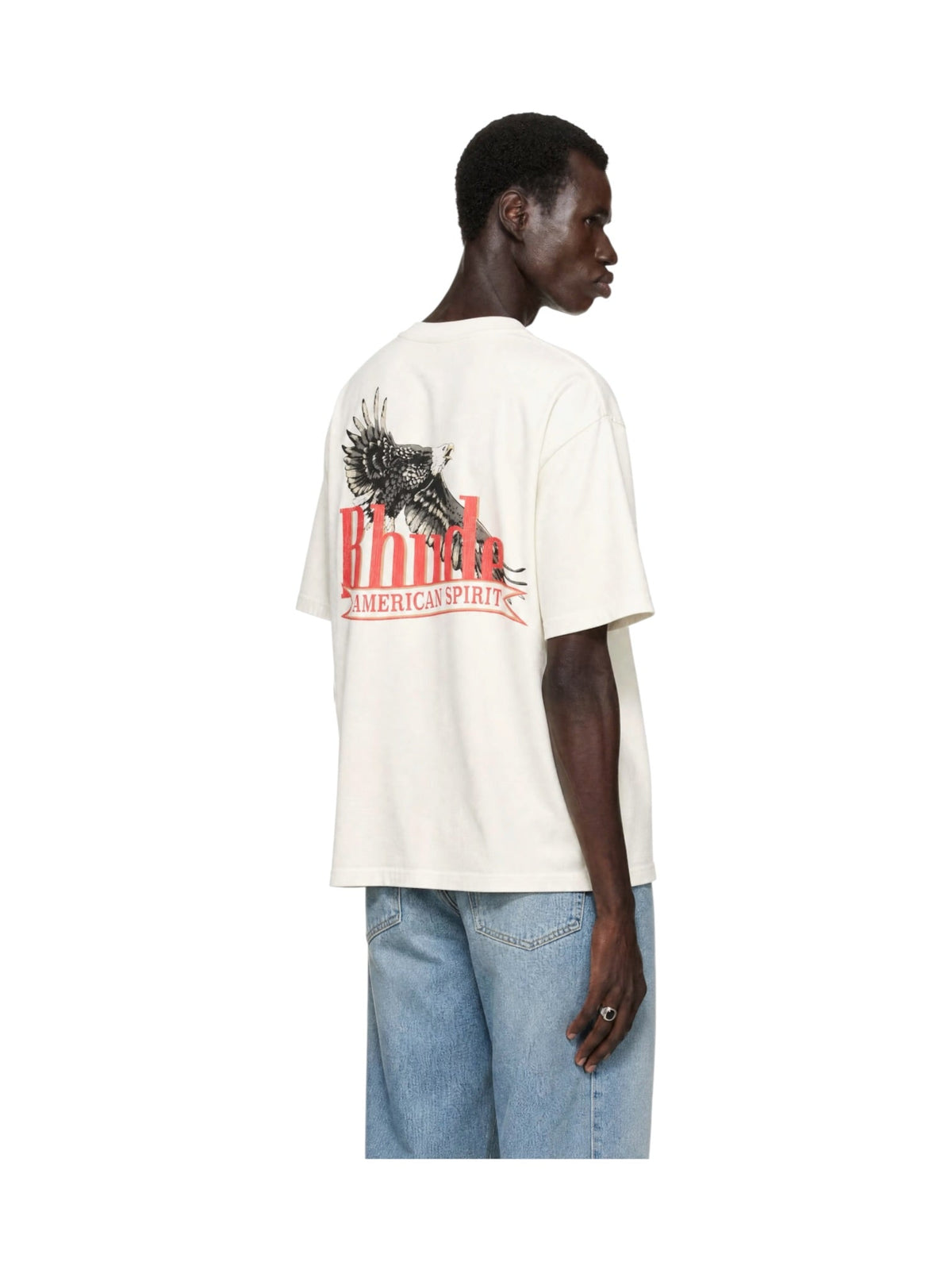 Probus Rhude American Spirit Pocket Tee Vtg White/Red Rhude American Spirit Pocket Tee Vtg White/Red WHITE