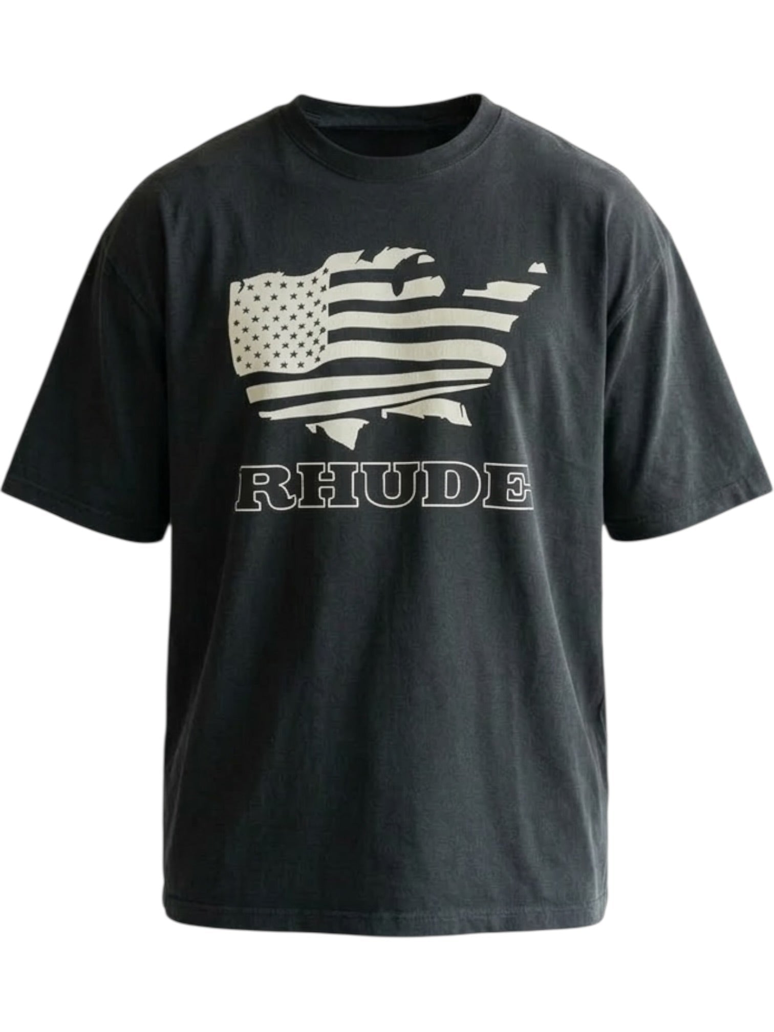 Rhude Banner Tee Vintage White/Black