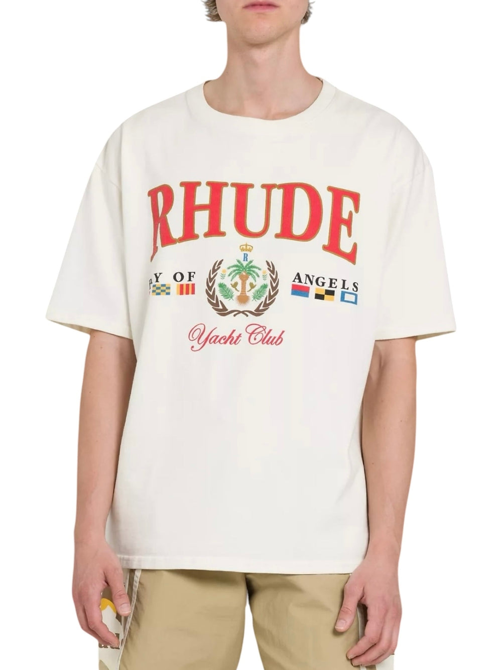 Rhude Bay Of  Angels Yacht Tee White