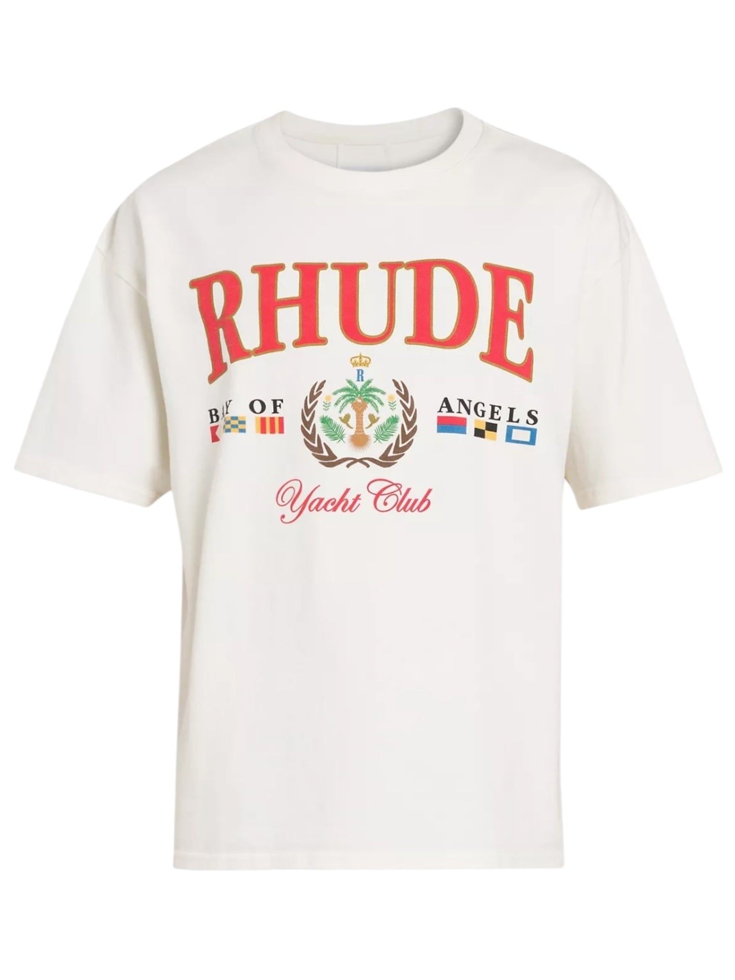 Rhude Bay Of  Angels Yacht Tee White