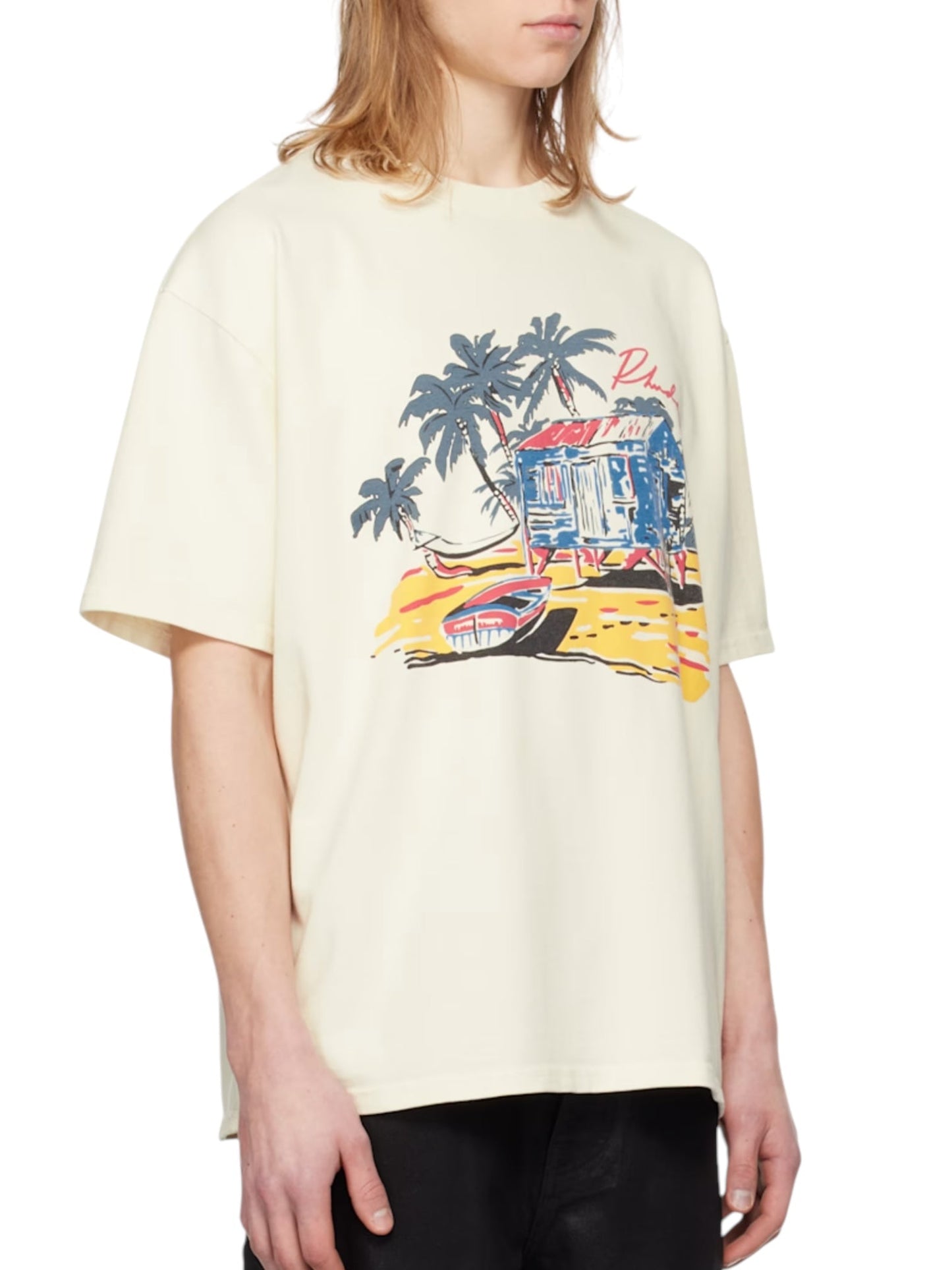 Rhude Beach-Side Tee White