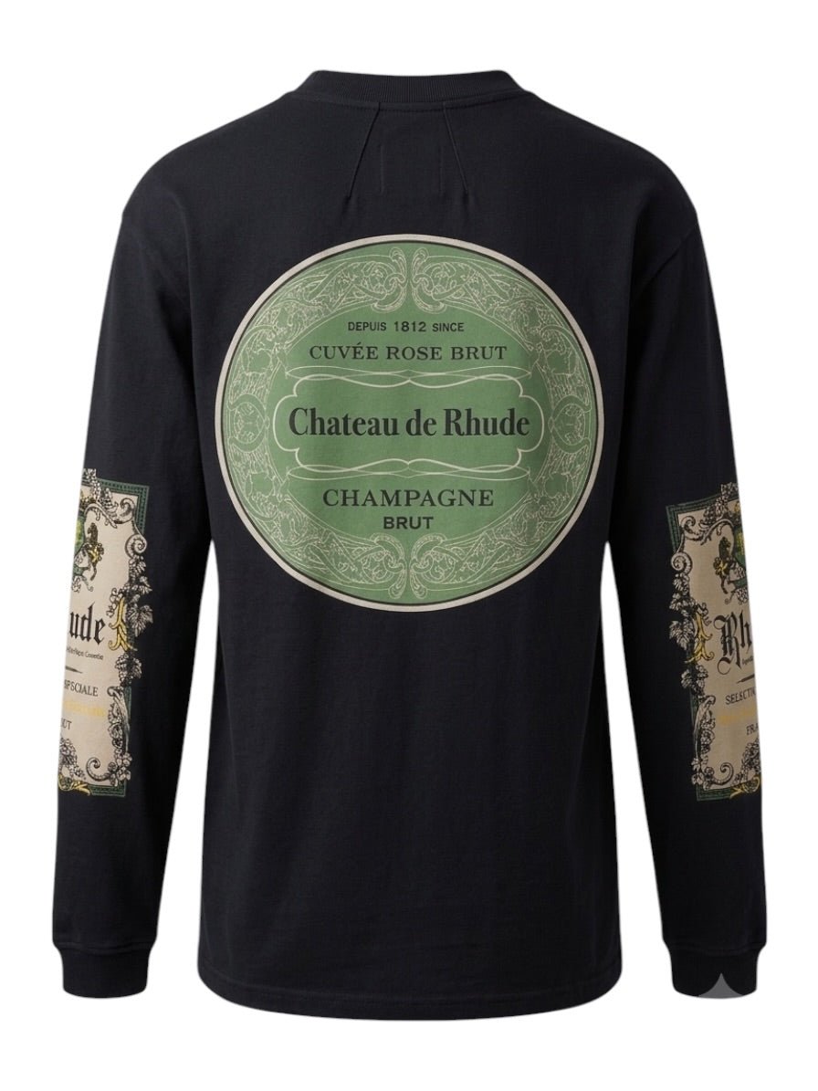 Probus Rhude Bordeaux Reserve LS Tee Vtg Black/Green Rhude Bordeaux Reserve LS Tee Vtg Black/Green BLACK