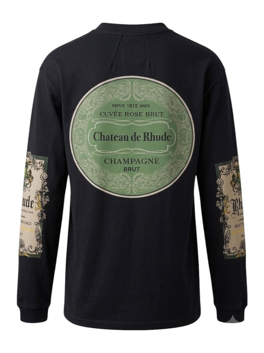 Probus Rhude Bordeaux Reserve LS Tee Vtg Black/Green Rhude Bordeaux Reserve LS Tee Vtg Black/Green BLACK