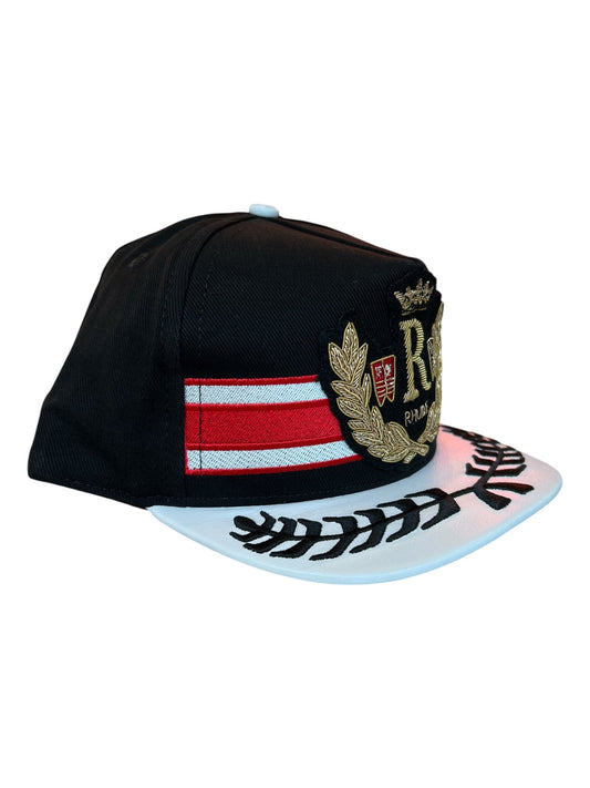 Rhude Captains Crest Hat Black-Red-White