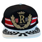 Rhude Captains Crest Hat Black-Red-White