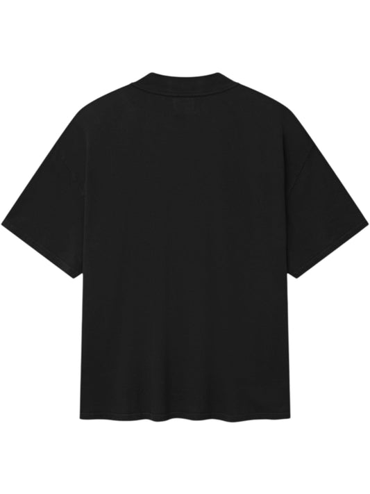 Rhude Classique Mock Neck Tee Black