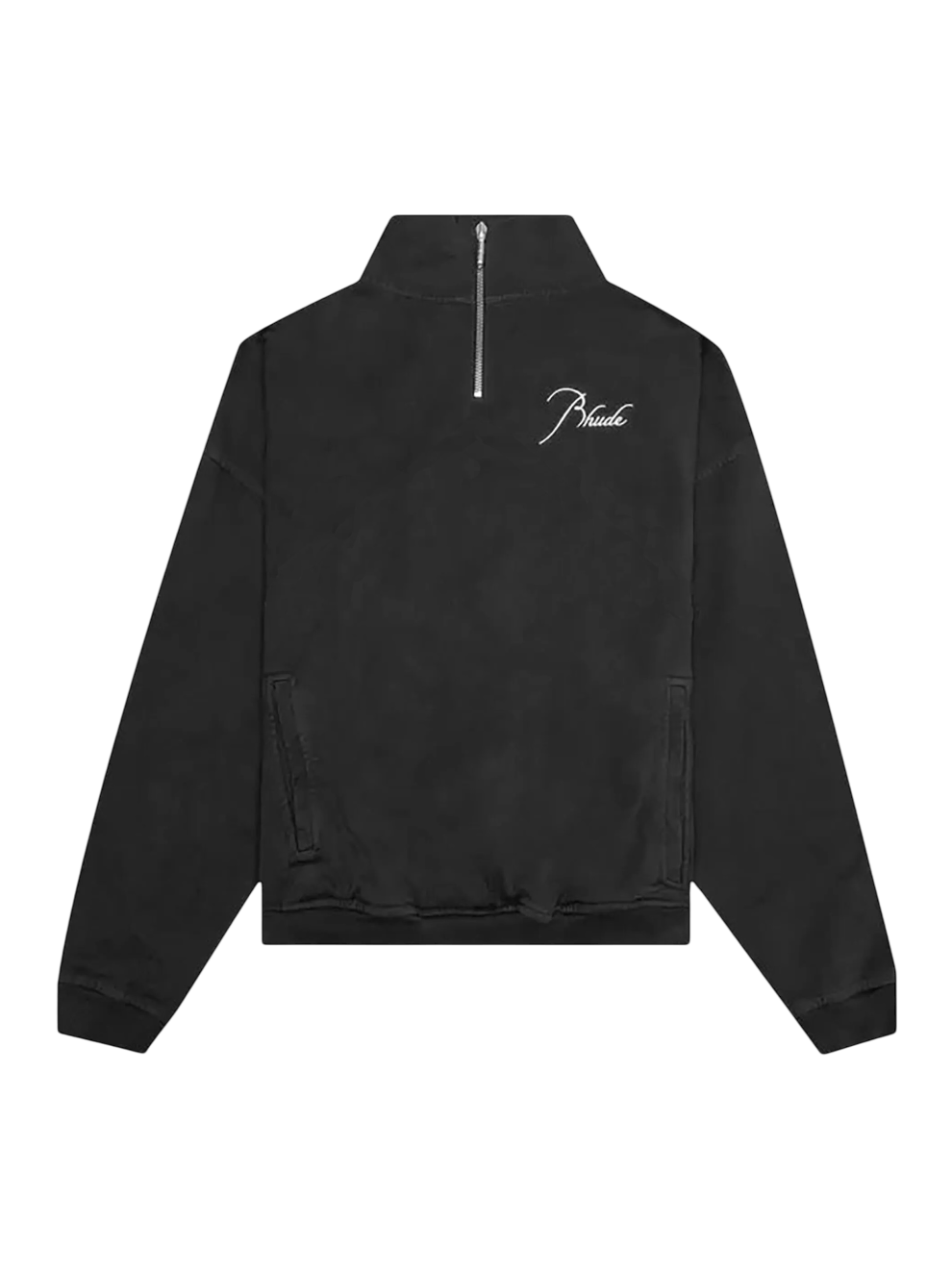 Rhude Classique Quarter Zip Black/white