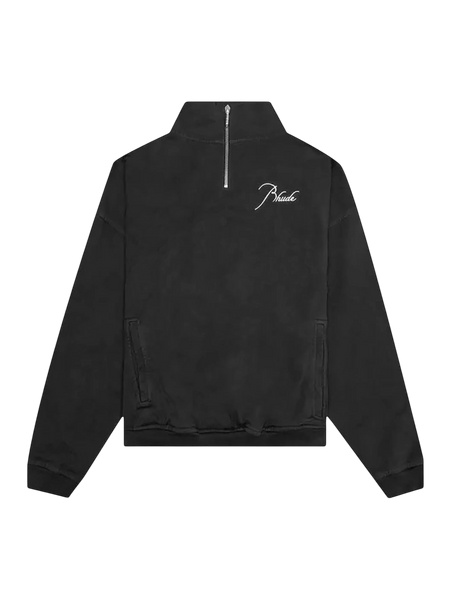 Rhude Classique Quarter Zip Black/white - Probus