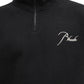 Rhude Classique Quarter Zip Black/white