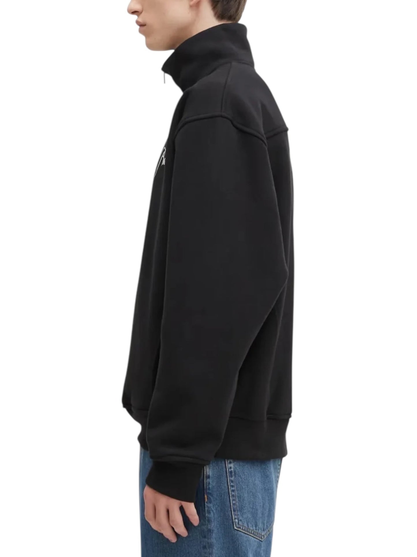 Rhude Classique Quarter Zip Black/white