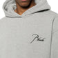 Rhude Classique Side Zip Pullover Hoodie Grey/Black