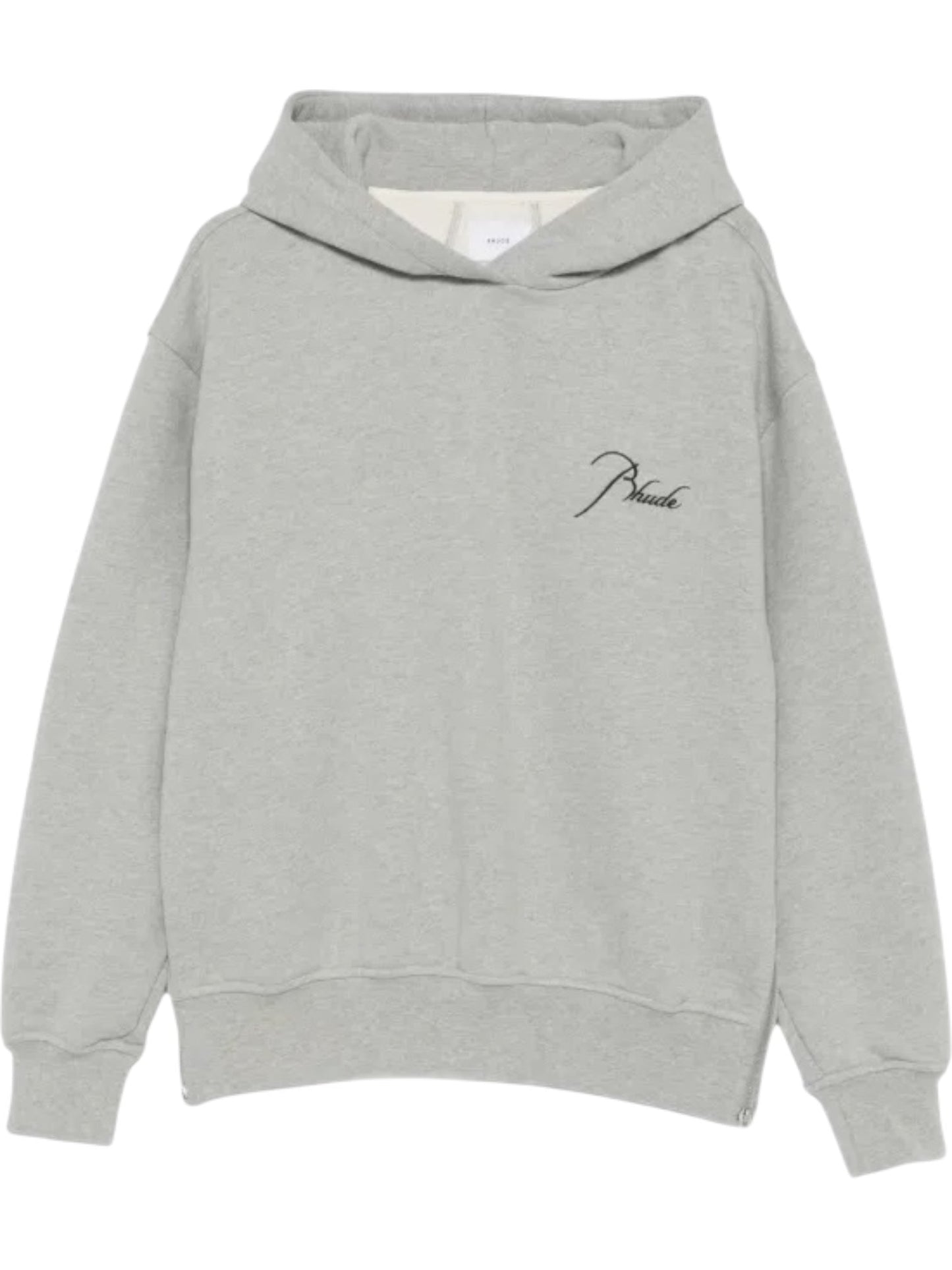 Rhude Classique Side Zip Pullover Hoodie Grey/Black