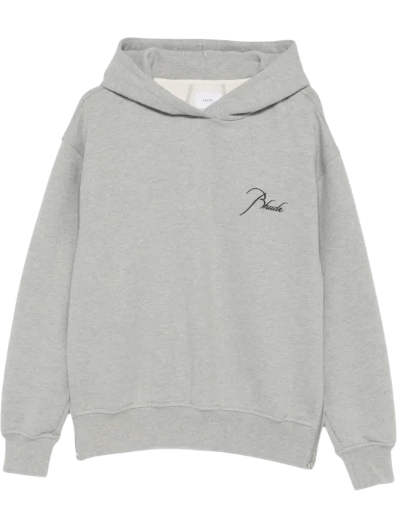 Rhude Classique Side Zip Pullover Hoodie Grey/Black