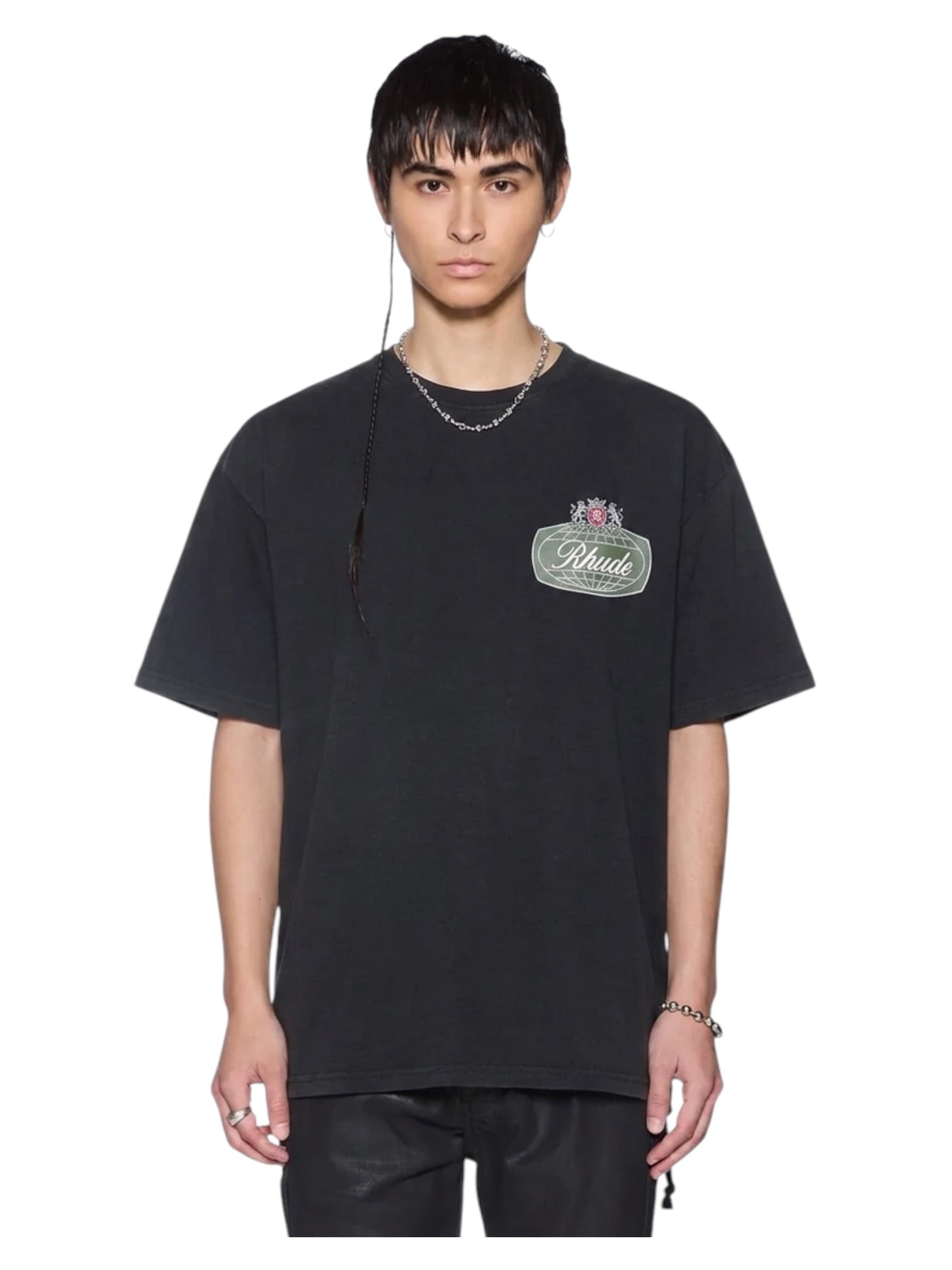 Probus Rhude Desert Crest Tee Vtg Black Rhude Desert Crest Tee Vtg Black BLACK