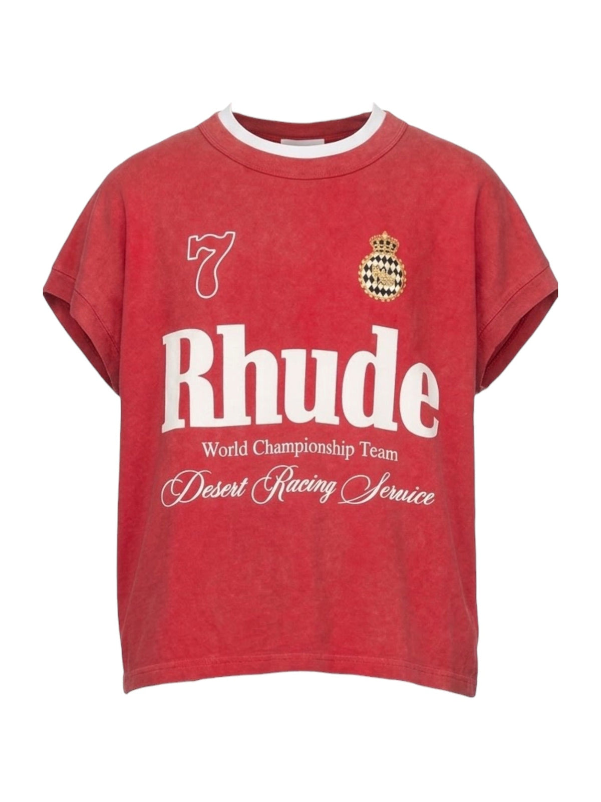 Probus Rhude Desert Racing Script Cut-Off Tee Red/White Rhude Desert Racing Script Cut-Off Tee Red/White RED/WHITE