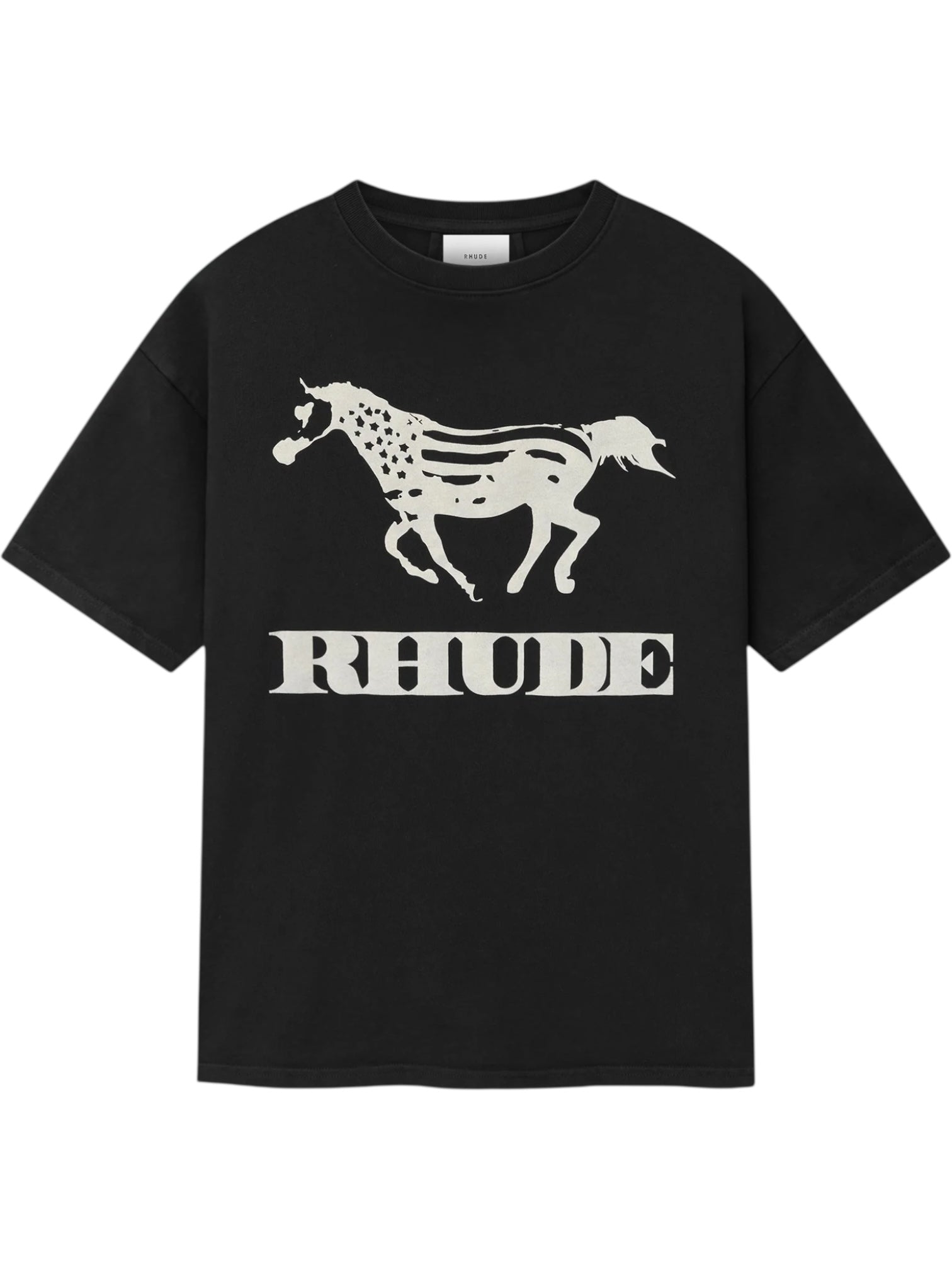 Rhude Dinero Tee Vtg Black/White