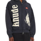 Rhude Eagle Pass Zip-Up Hoodie Vtg Black/White