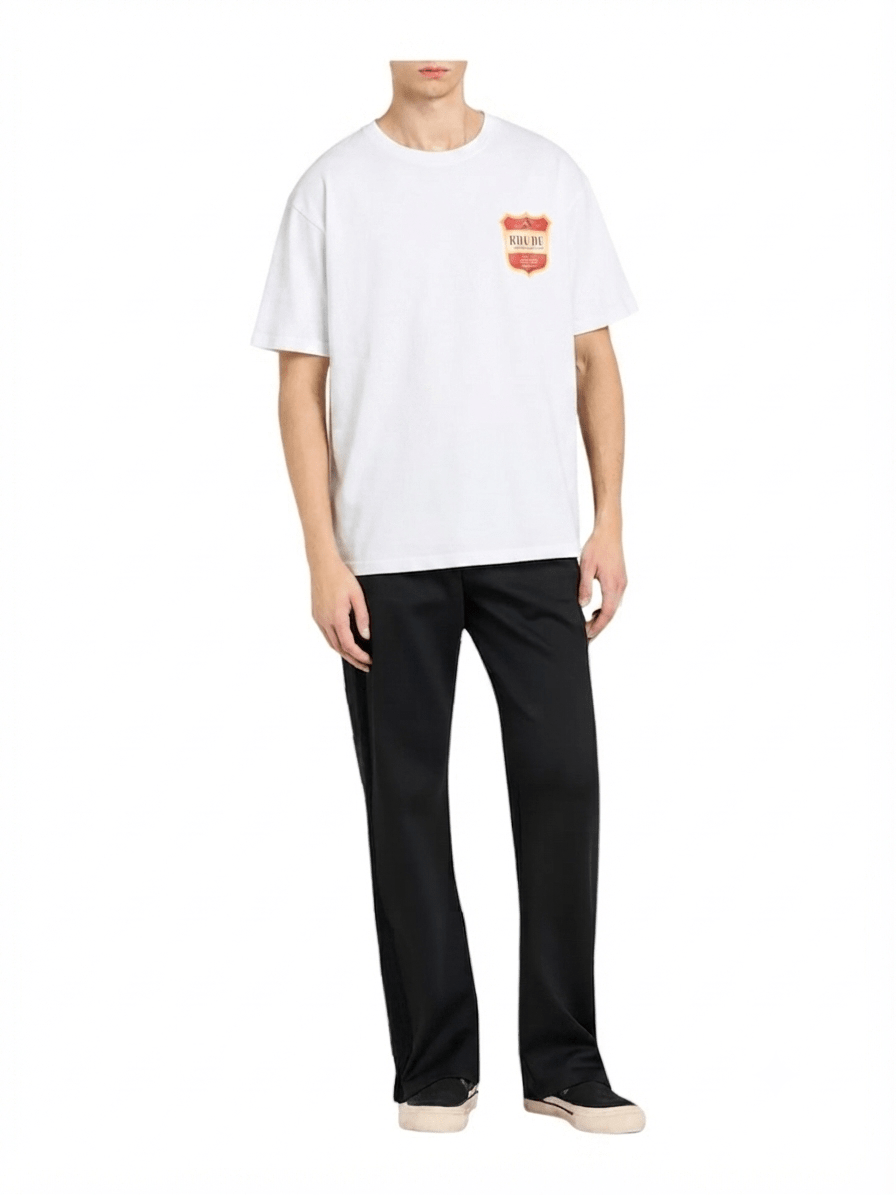 Probus Rhude Filtaro Crest Tee Vintage Wht-Red-Yellow Rhude Filtaro Crest Tee Vintage Wht-Red-Yellow S