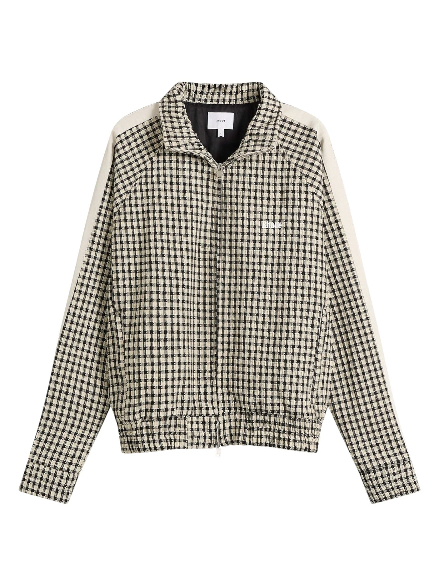 Rhude Gingham Hamptons Track Jacket White/Black