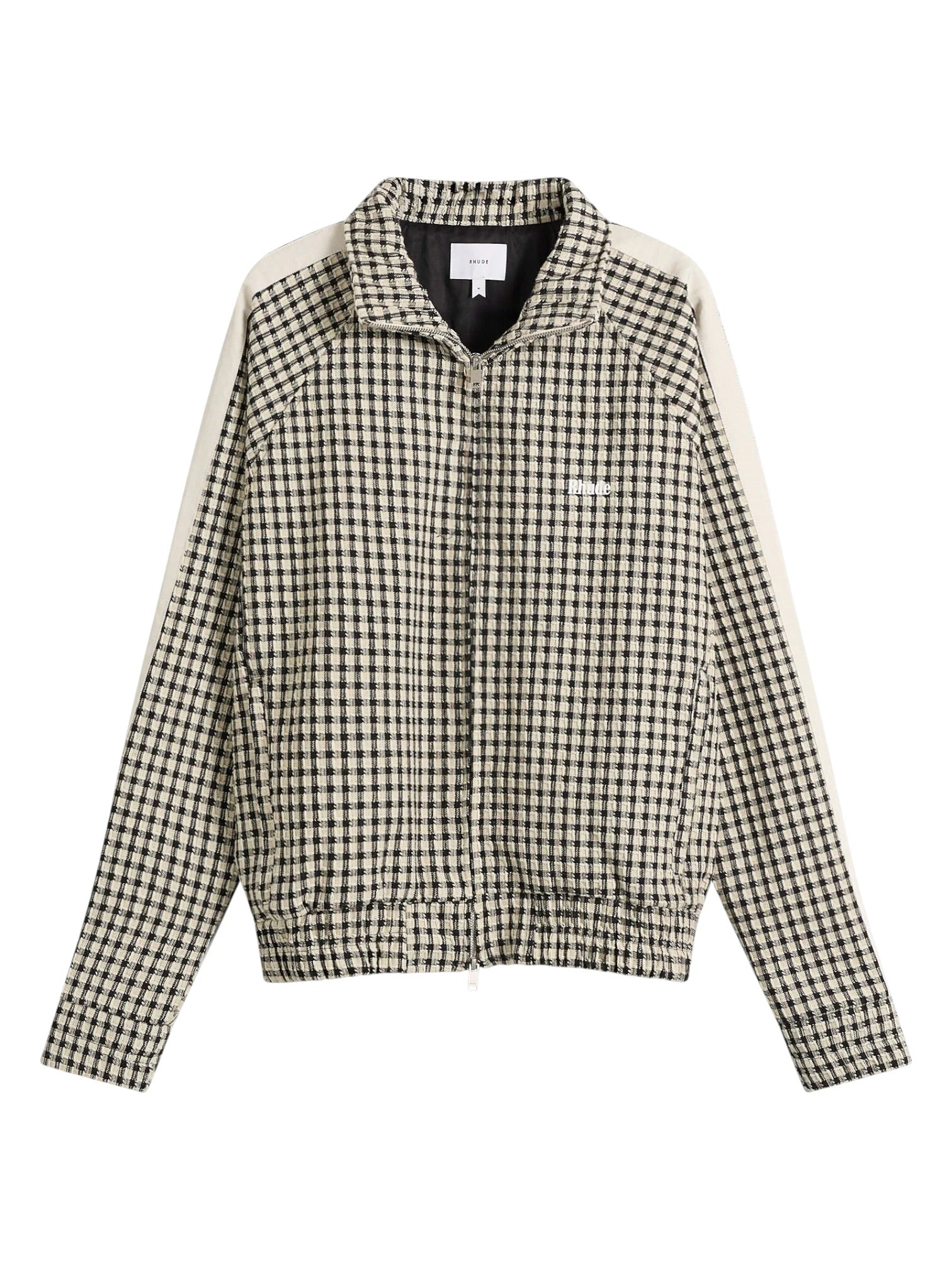 Rhude Gingham Hamptons Track Jacket White/Black