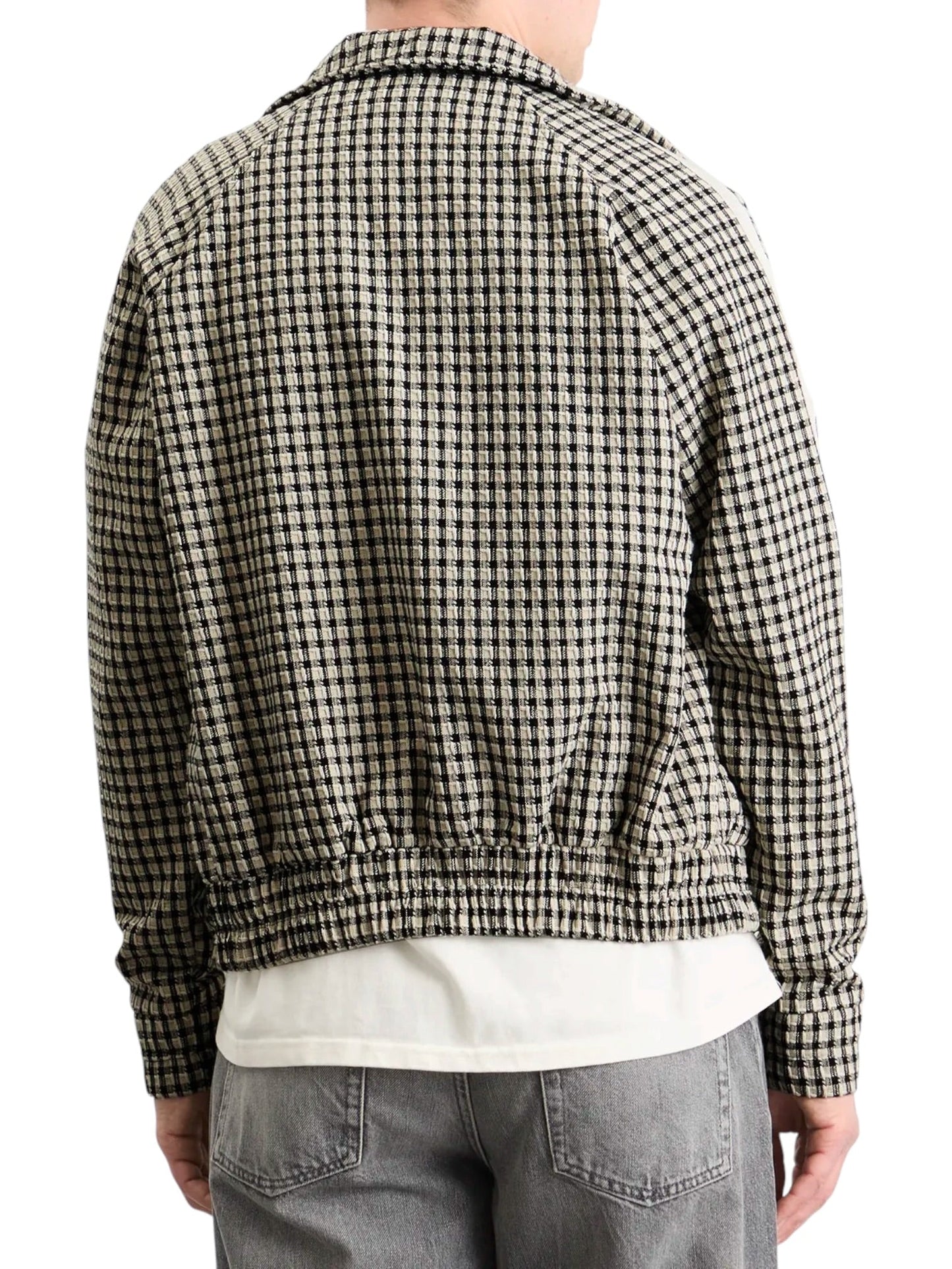 Rhude Gingham Hamptons Track Jacket White/Black