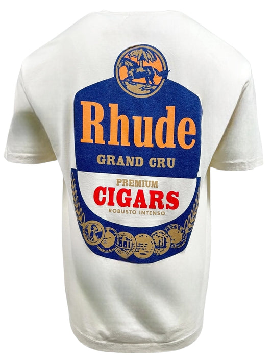 Rhude Grand Cru Tee Vtg White