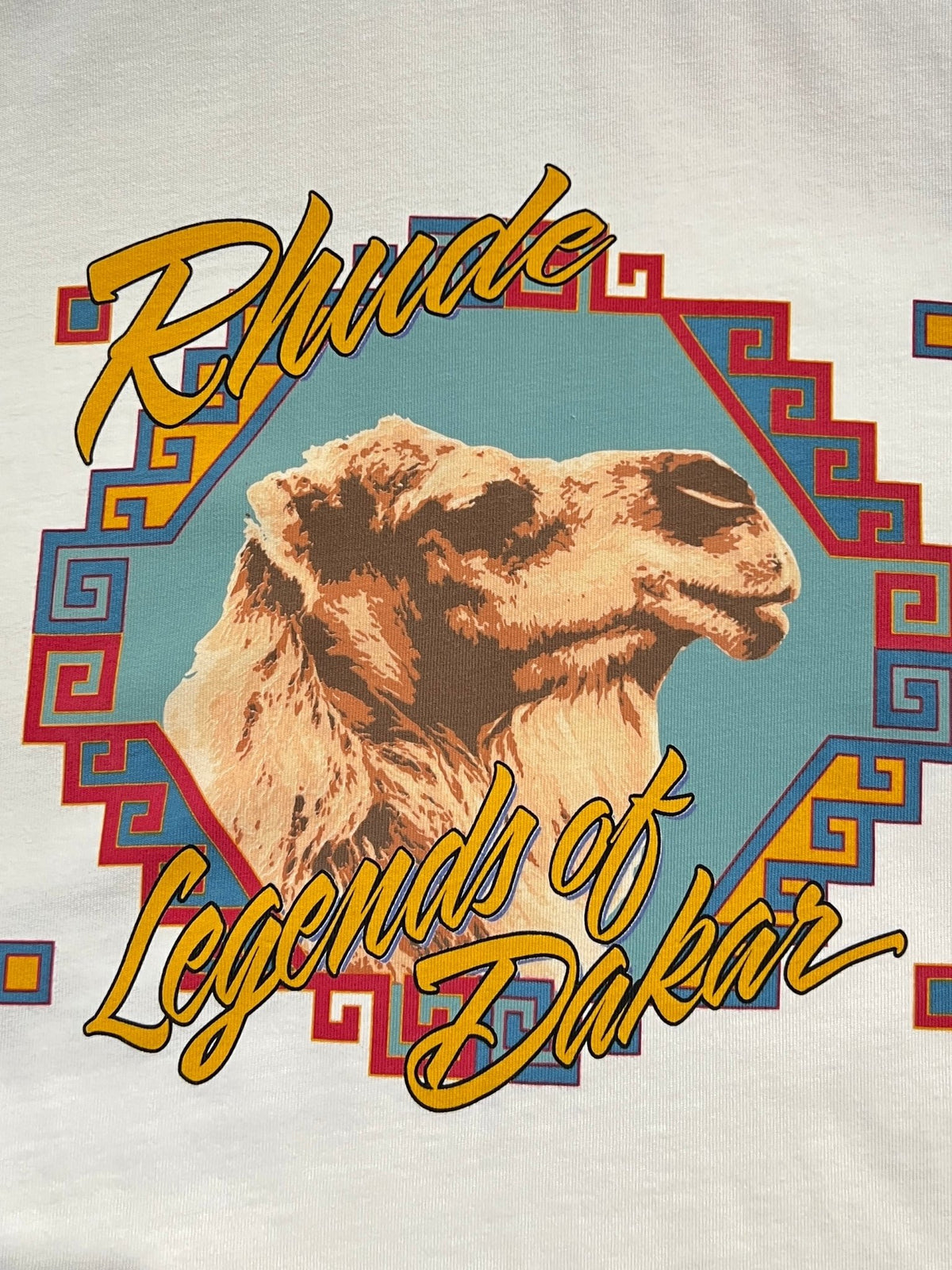 Probus Rhude Legends of Dakar LS Tee Vintage White Rhude Legends of Dakar LS Tee Vintage White WHITE