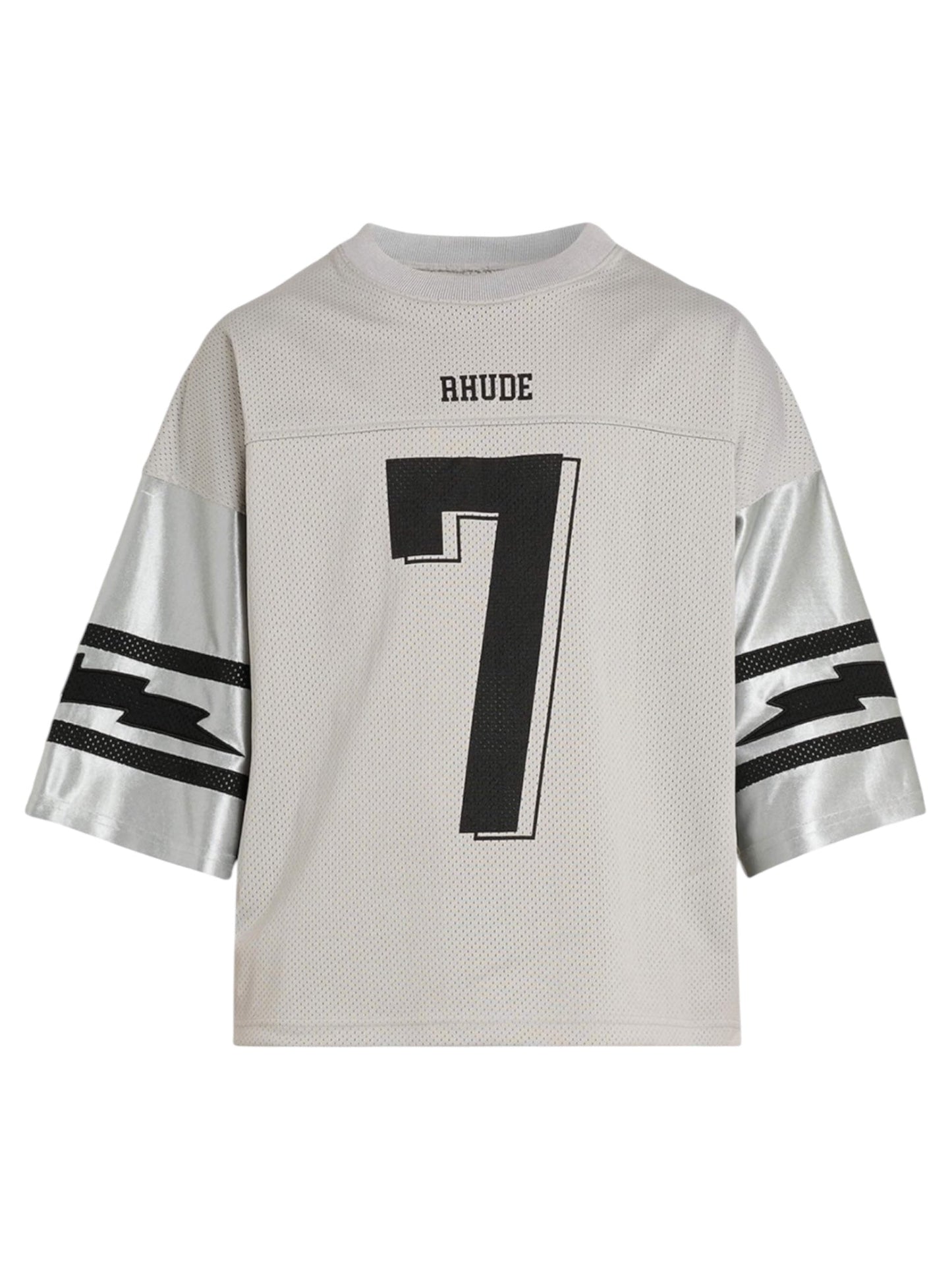 Rhude Lightning Football Jersey Grey-Silver