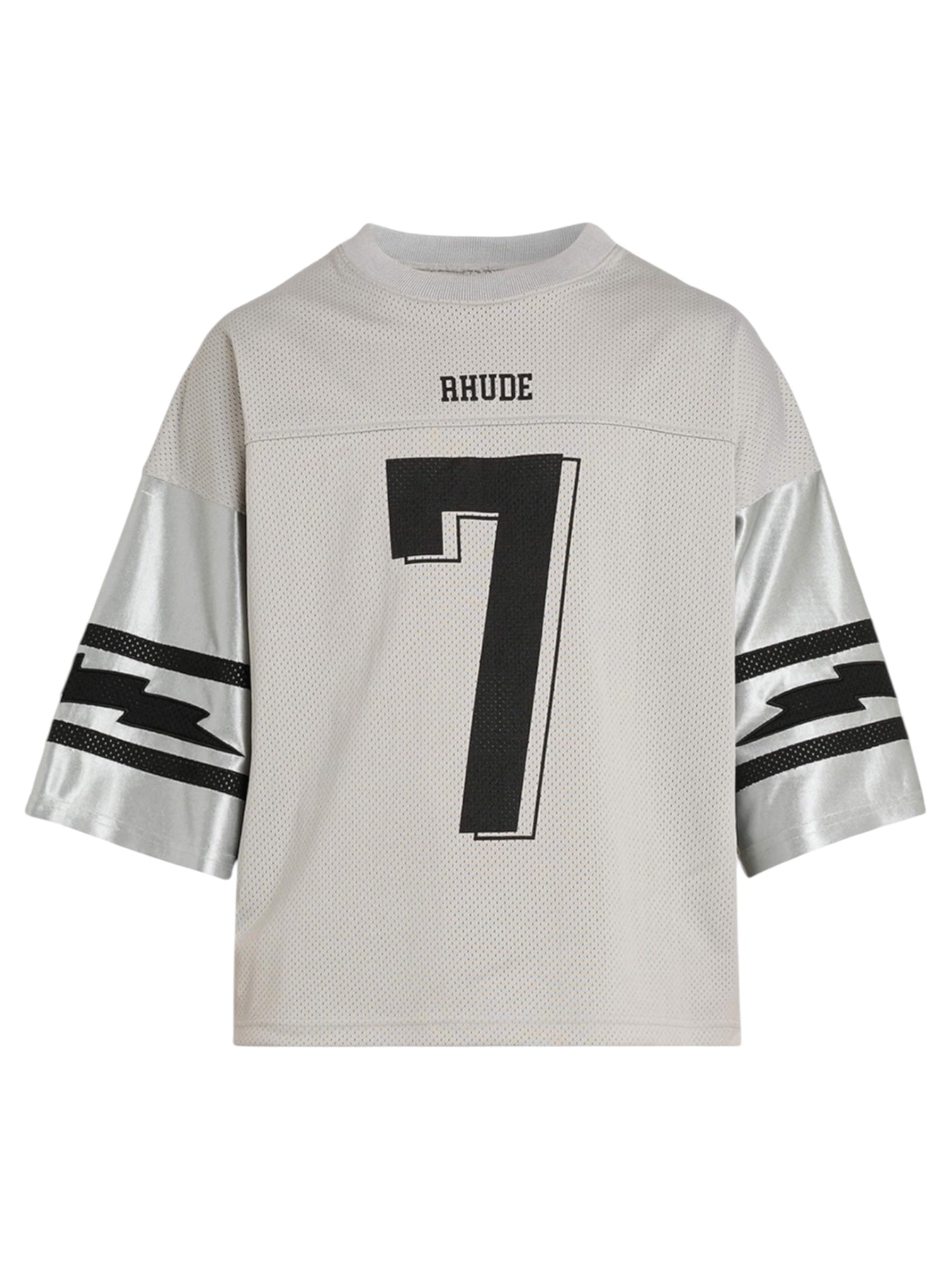 Rhude Lightning Football Jersey Grey-Silver