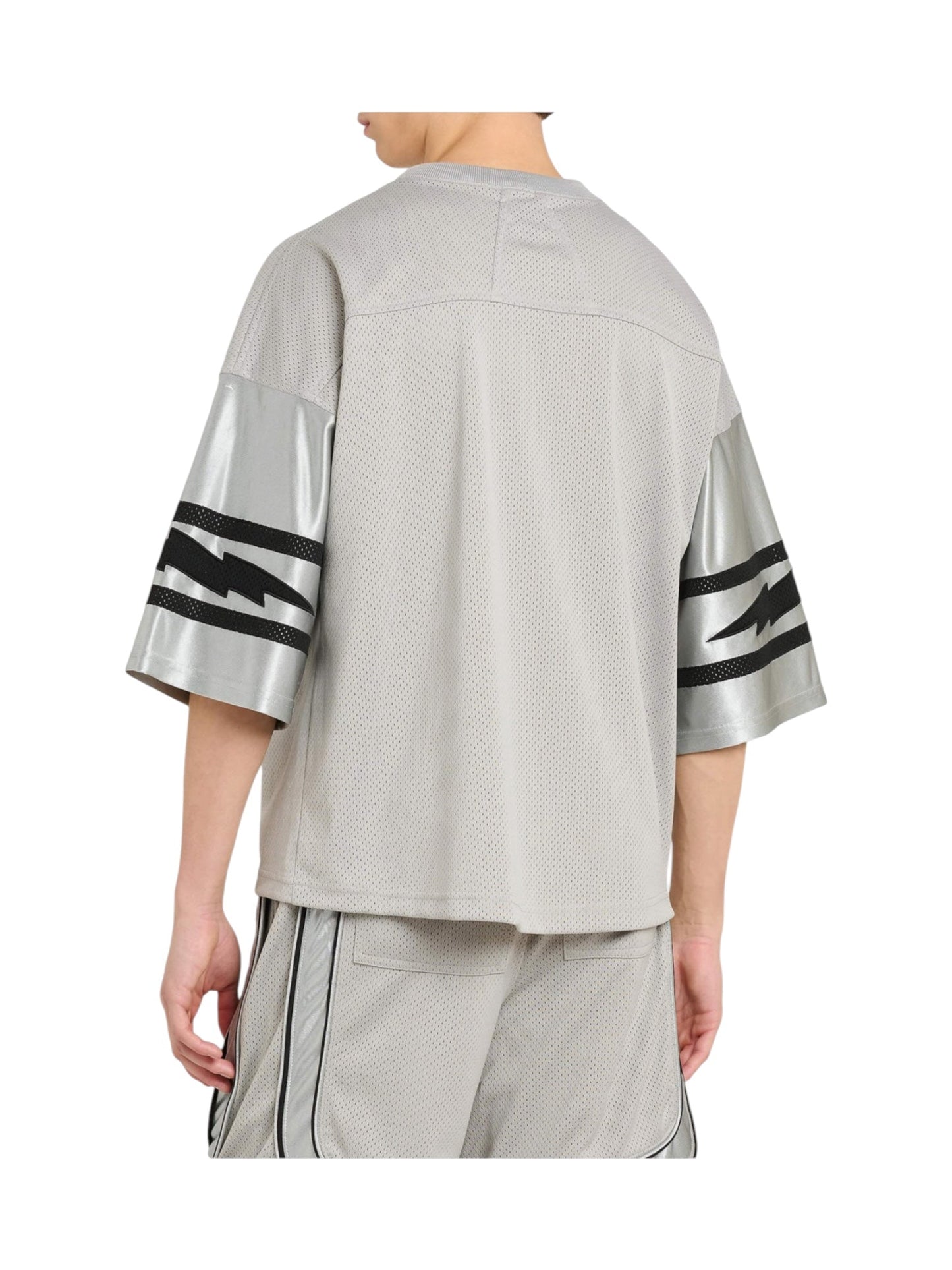 Rhude Lightning Football Jersey Grey-Silver