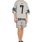 Rhude Lightning Football Jersey Grey-Silver