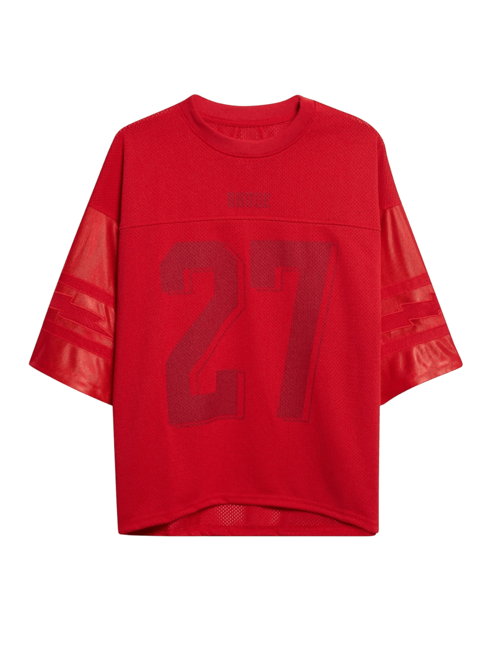 Rhude Lightning Football Jersey Red