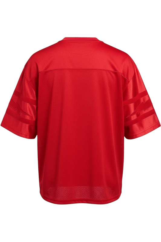 Rhude Lightning Football Jersey Red