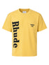 Probus Rhude Logo Pocket Tee Washed Sahara Yellow-Black Rhude Logo Pocket Tee Washed Sahara Yellow-Black S