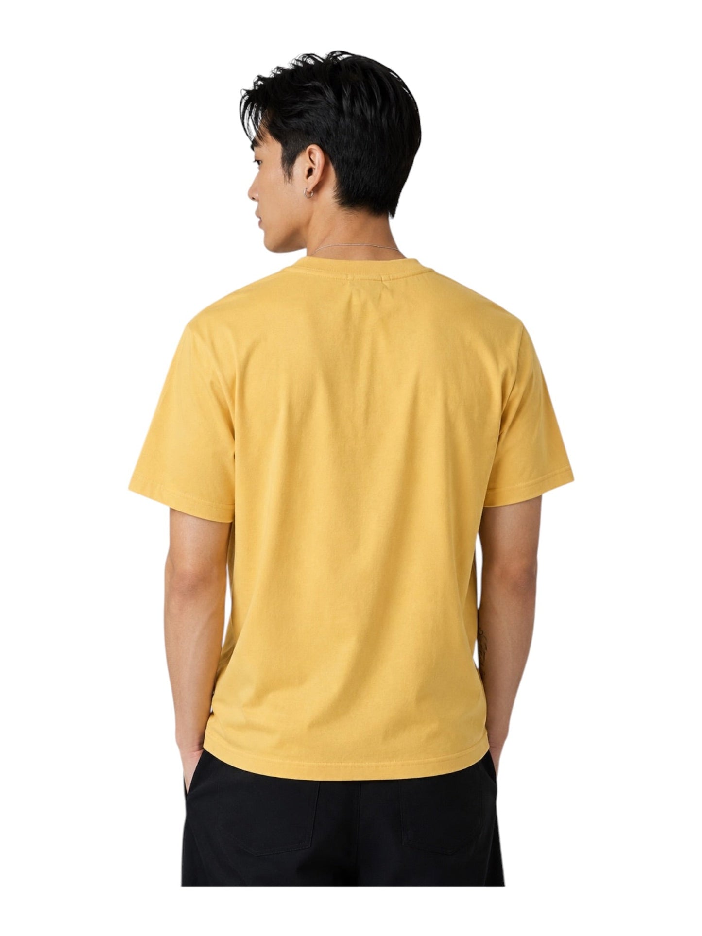 Probus Rhude Logo Pocket Tee Washed Sahara Yellow-Black Rhude Logo Pocket Tee Washed Sahara Yellow-Black S