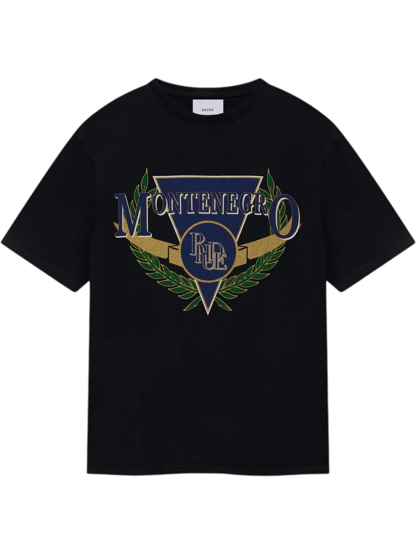 Rhude Montenegro Regatta Tee Vtg Black/Navy