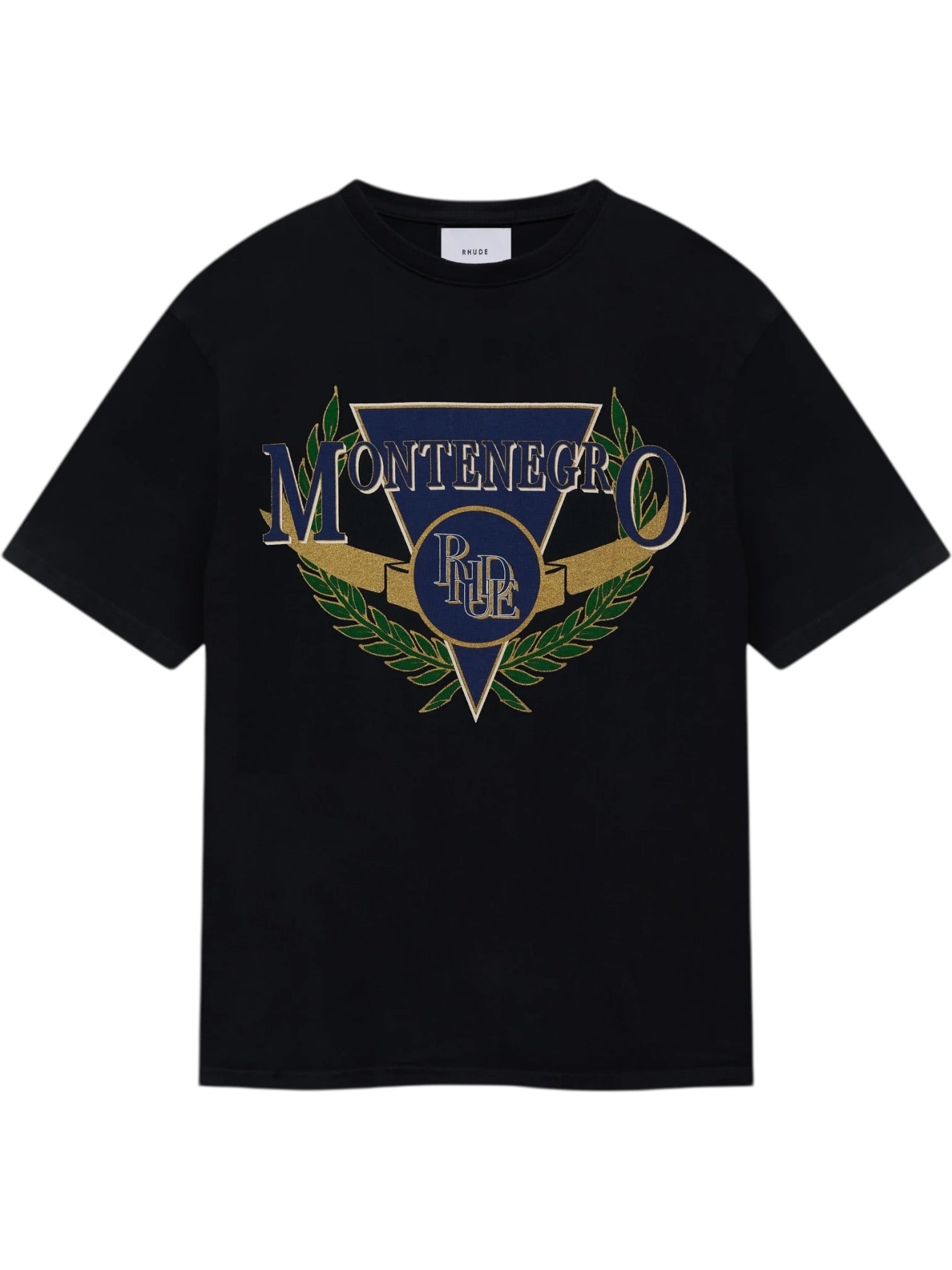 Rhude Montenegro Regatta Tee Vtg Black/Navy