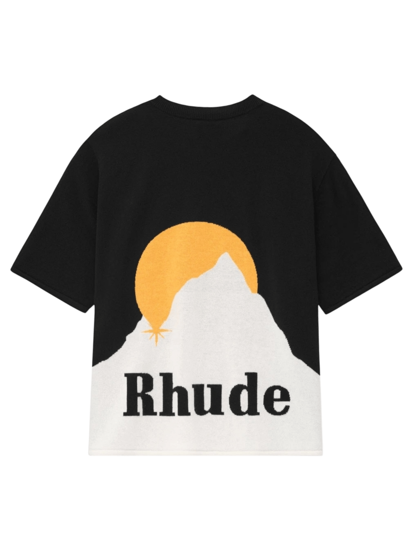 Rhude Moonlight Knit Tee Black/Cream