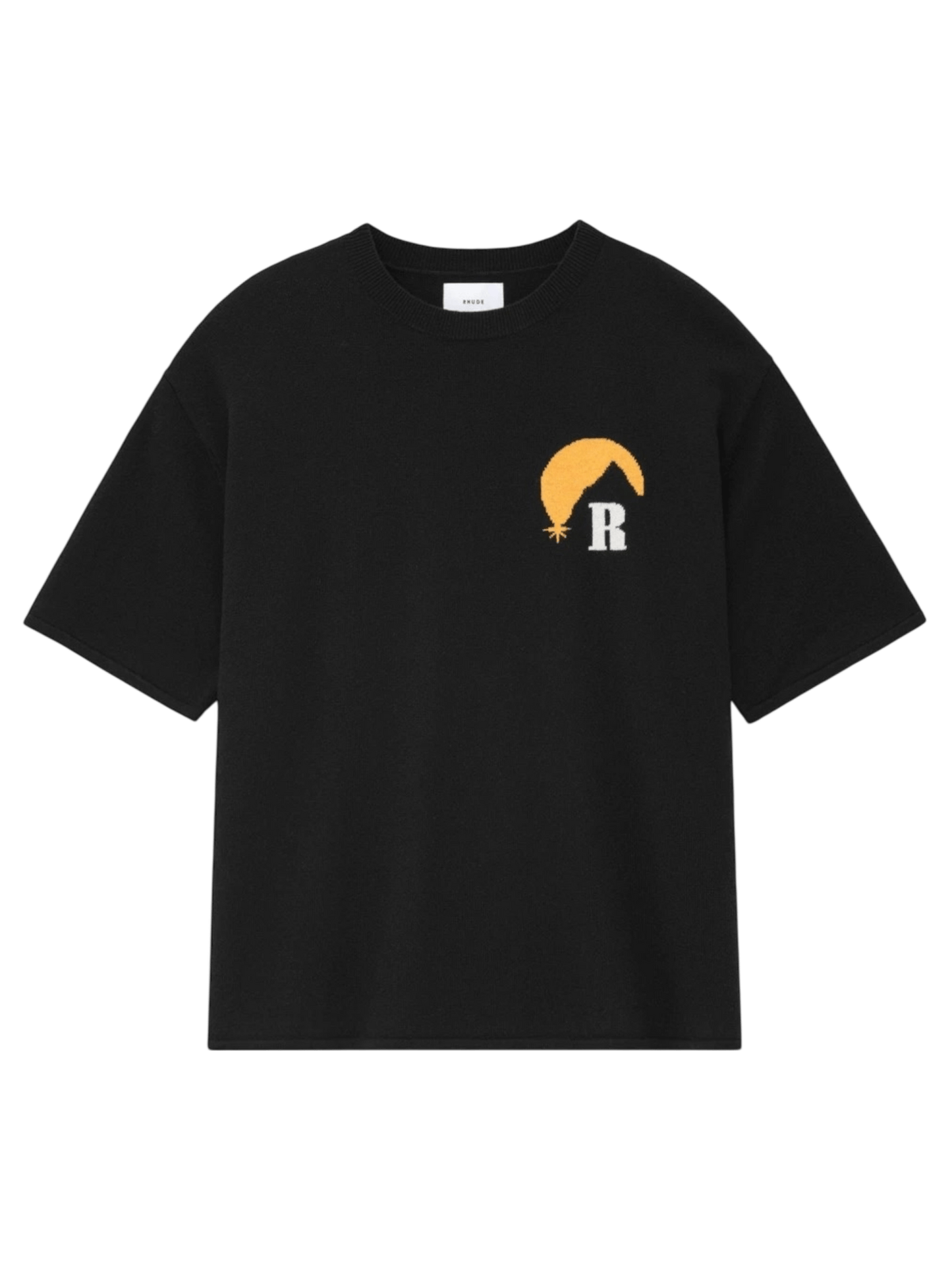 Rhude Moonlight Knit Tee Black/Cream