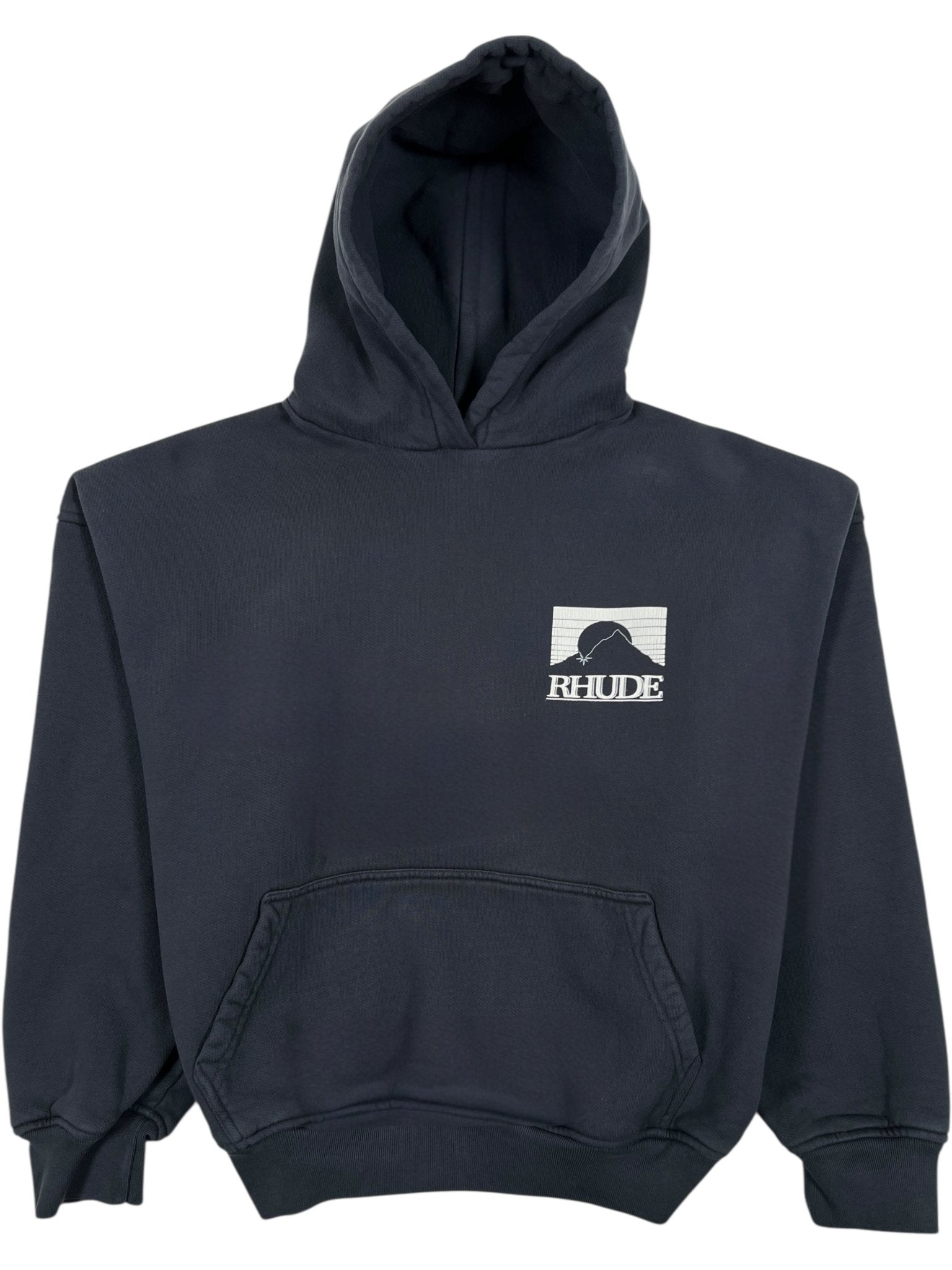 Rhude Moonlight Pack Hoodie Vtg Black/White